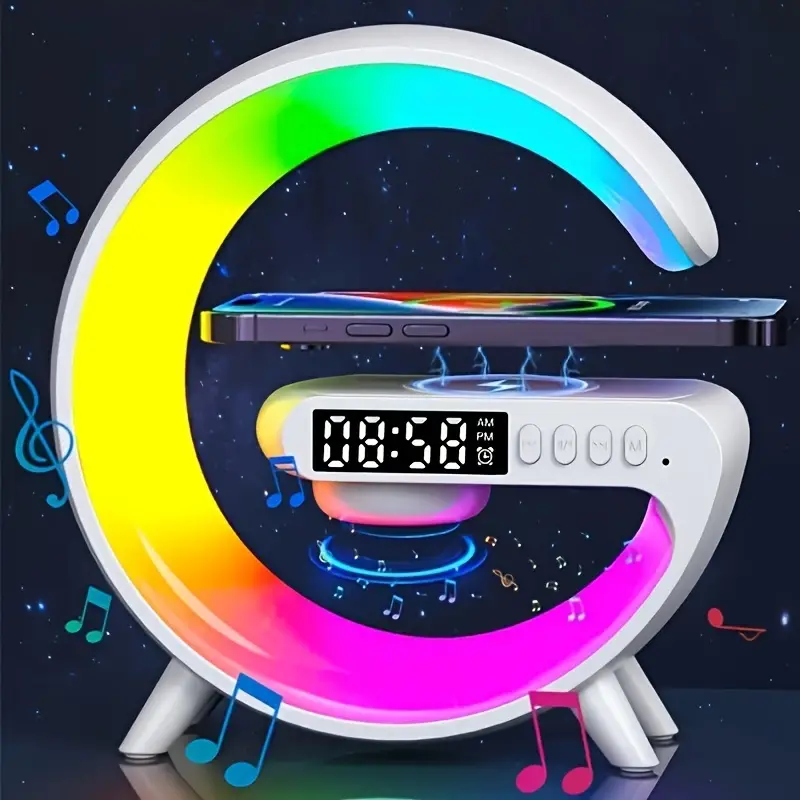 Smart USB Charging - bedroom Bedside Desktop Colorful RGB Atmosphere Light