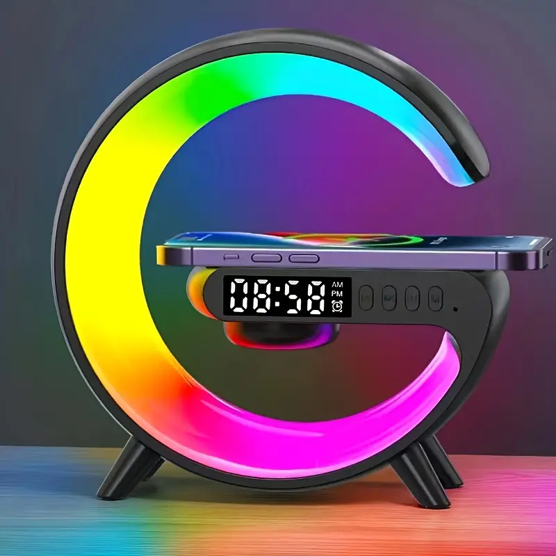 Smart USB Charging - bedroom Bedside Desktop Colorful RGB Atmosphere Light